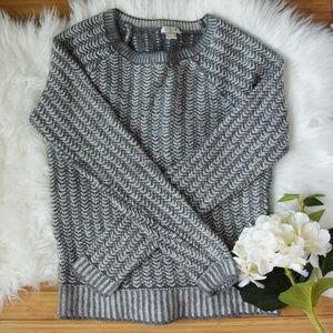 J Crew Gray Knit Sweater